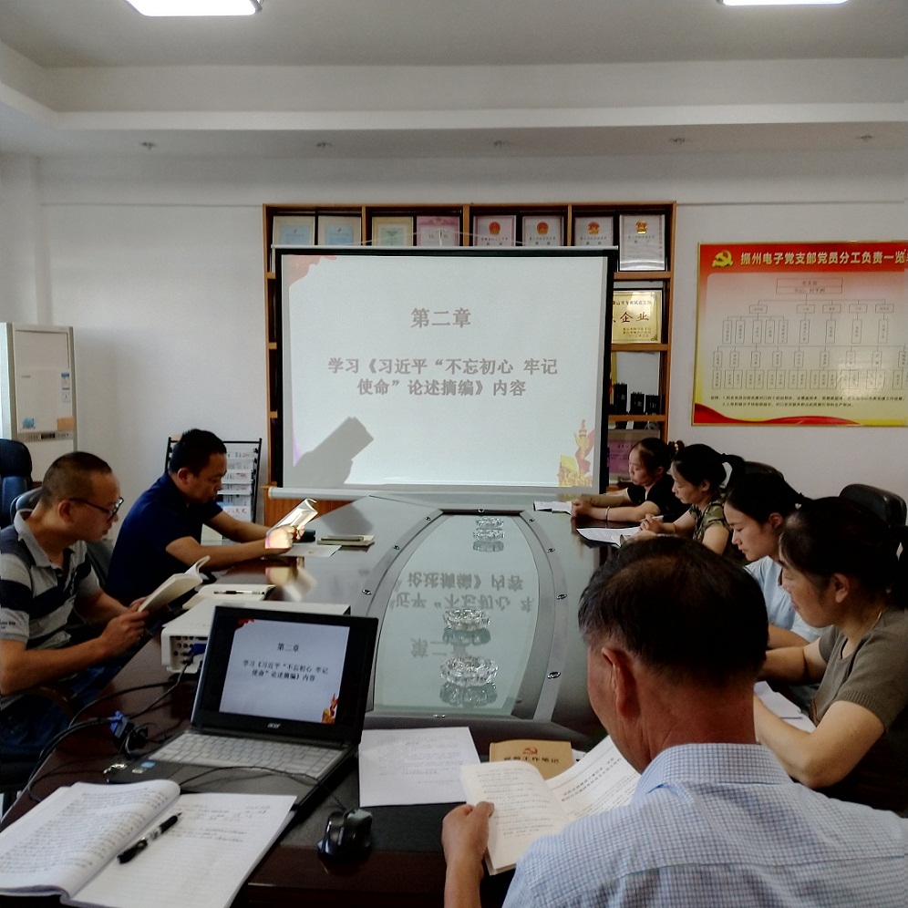 振州電子黨支部召開“不忘初心、牢記使命”主題教育動(dòng)員會(huì)